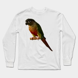 Green Cheek Conure Parrot Bird design, Love for birds Long Sleeve T-Shirt